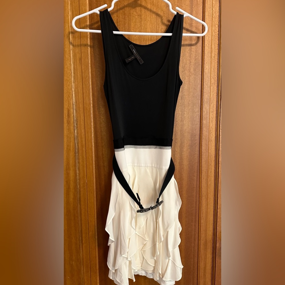 BCBG size 0 Tank Dress with Ruffles